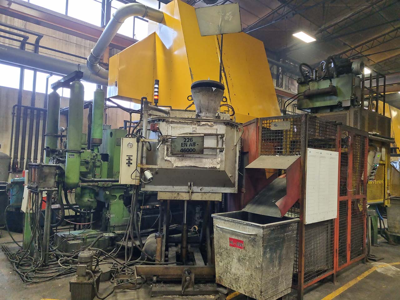 IDRA OL 700 pressgjutningsmaskin med kall kammare KK1621, begagnad