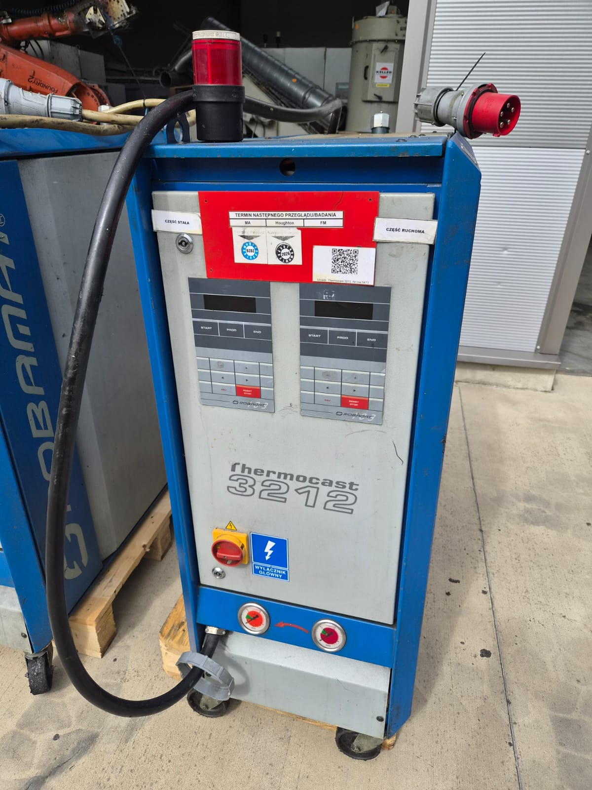 Robamat Thermocast 3212 styrenhet för oljetemperatur ZU2265, begagnad