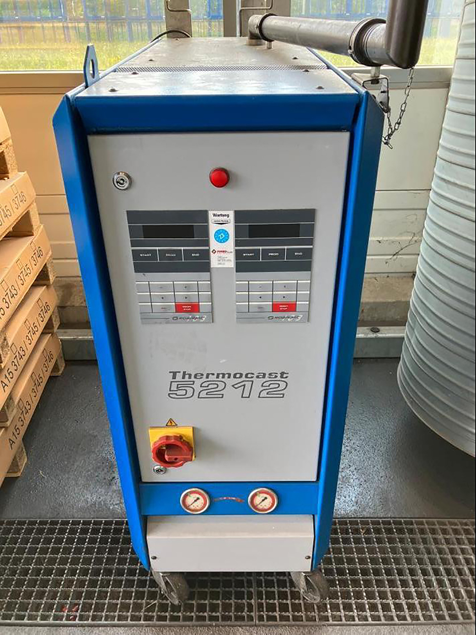Robamat Thermocast 5212 styrenhet för oljetemperatur ZU2258, begagnad