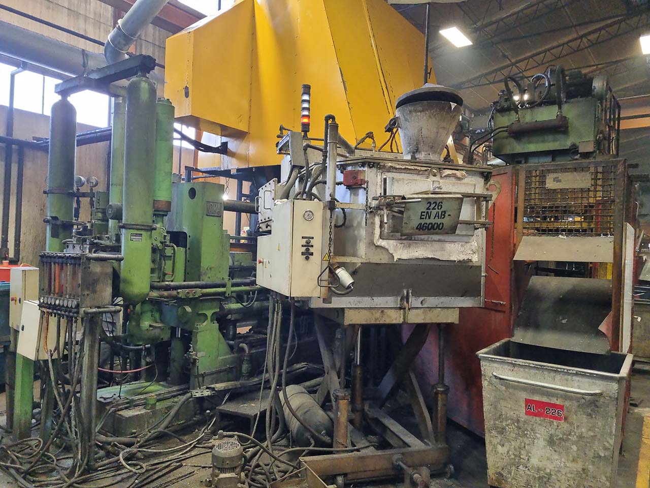 IDRA OL 700 pressgjutningsmaskin med kall kammare KK1621, begagnad IDRA OL 700 pressgjutningsmaskin med kall kammare KK1621, begagnad