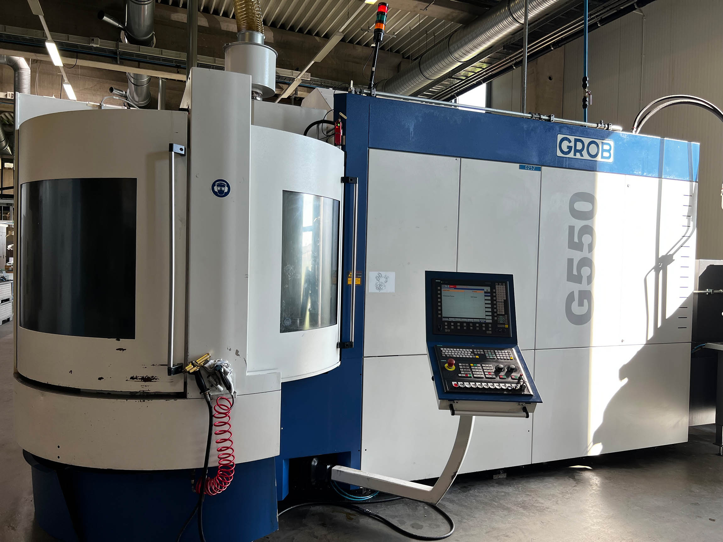 Grob G550 AB 14 K 5-axligt universellt bearbetningscenter BA2357, begagnat
