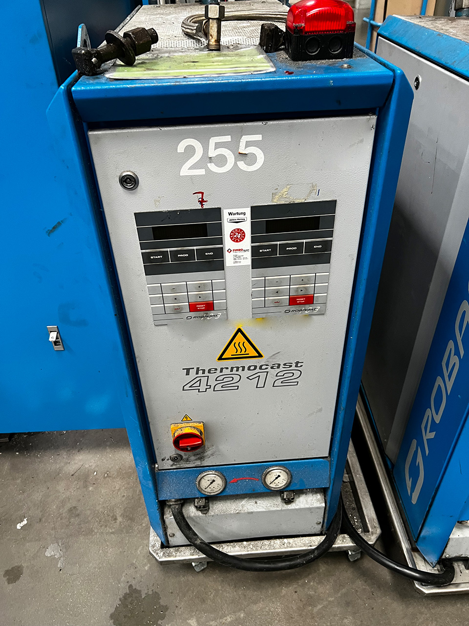 Robamat Thermocast 4212 styrenhet för oljetemperatur ZU2255, begagnad