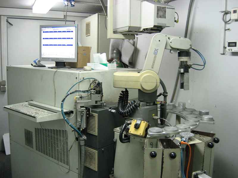 Spectro Spectrolab-spektrometer (Al), används