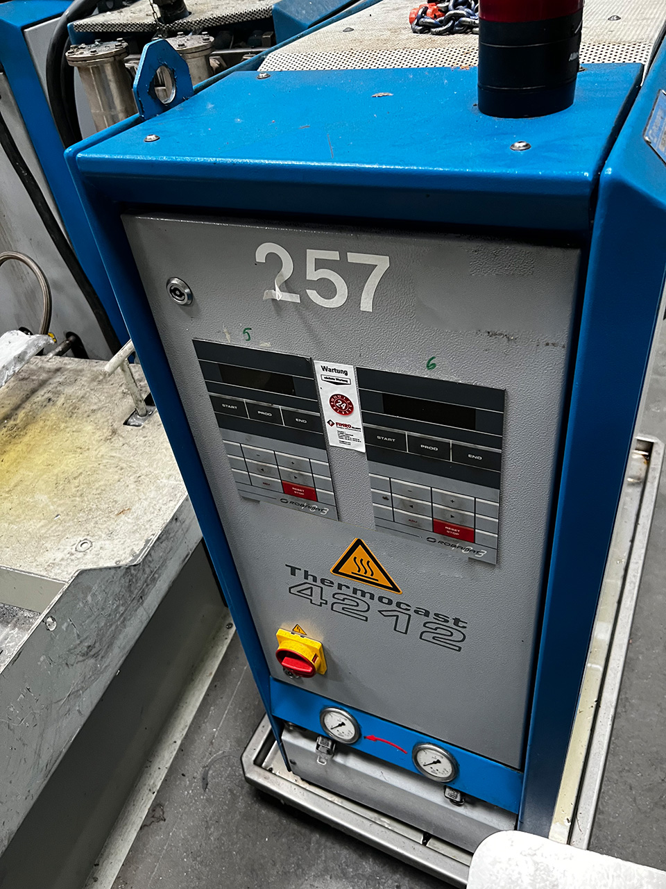Robamat Thermocast 4212 styrenhet för oljetemperatur ZU2256, begagnad