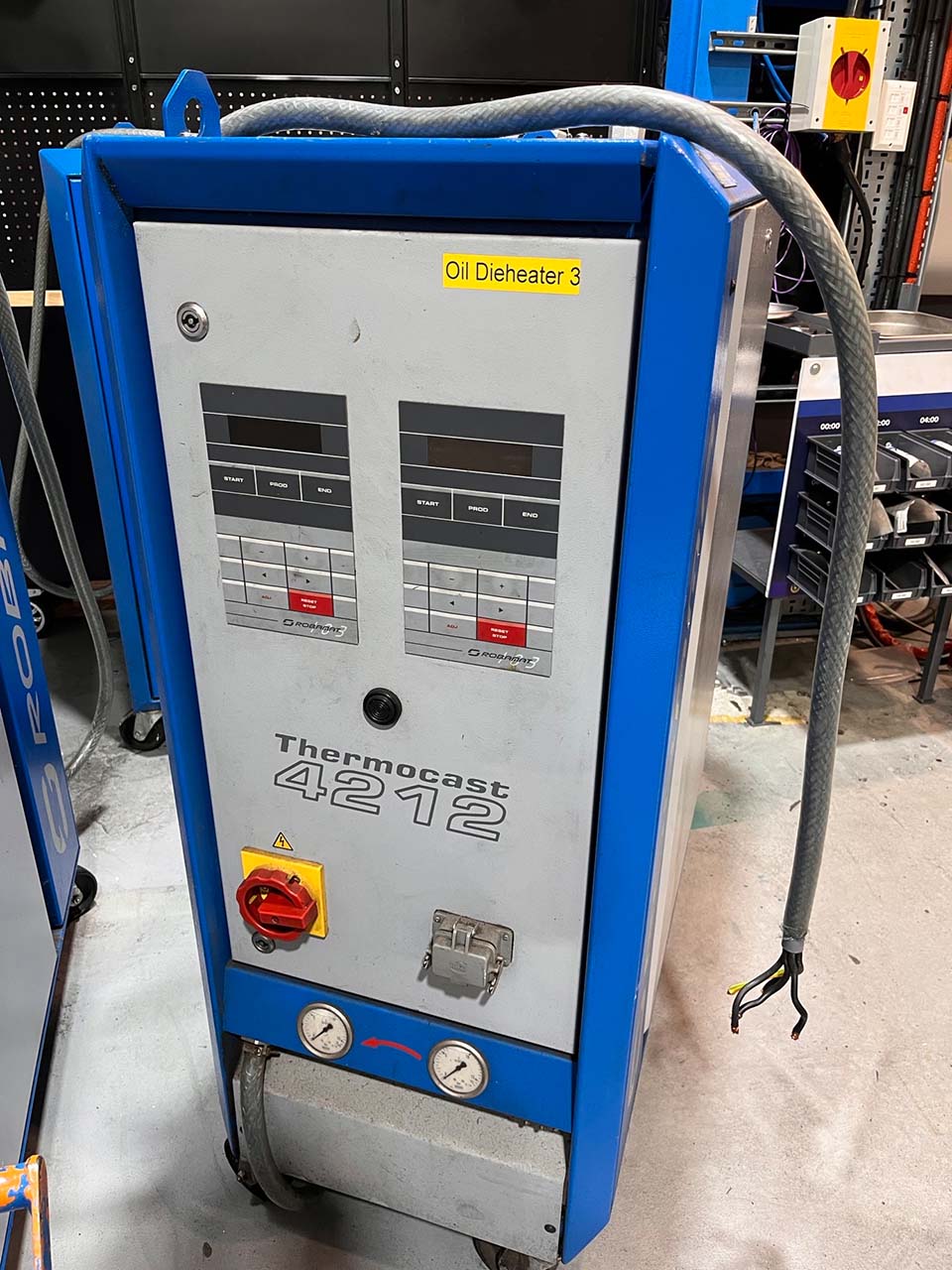 Robamat Thermocast 4212 styrenhet för oljetemperatur ZU2250, begagnad