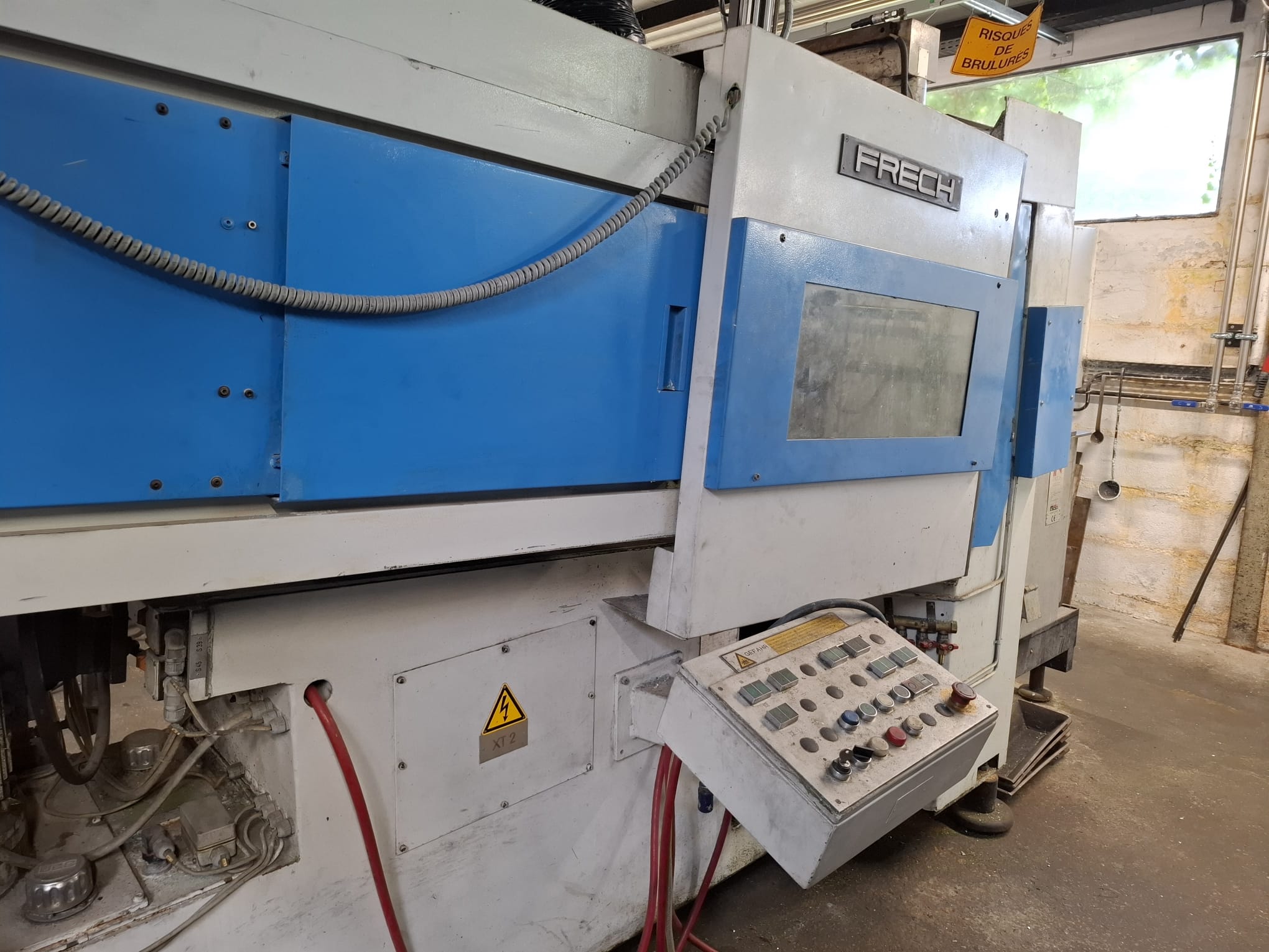 Frech DAW 50 tryckgjutningsmaskin med varmkammare, modell WK1483, begagnad